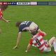 St Helens Player depantsed during game