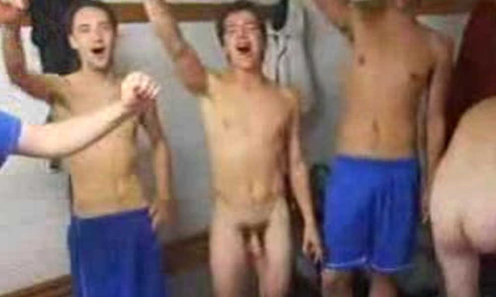 french footballers naked in changing room