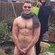 naked guy for ice bucket challenge