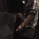hung uncut guy peeing at club urinals