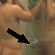 Serbian guy getting a boner during shower at Big Brother