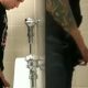 hot guy with big cock caught peeing at urinal