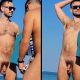 nudist guy with big balls caught naked by hidden cam at the beach
