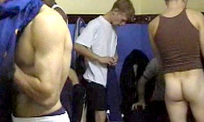whole football team spied while undressing in locker room
