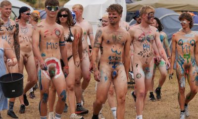 straight guys naked in public for roskilde festival 2023
