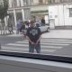 guy caught peeing in public from a window
