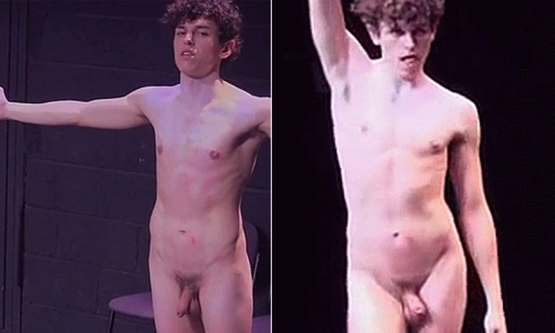 dancer Carl Harrison full frontal naked on stage