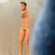 guy with huge unshaved dick caught naked in shower
