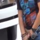 Sexy trucker caught peeing during his stop